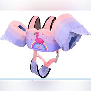 Pink and Purple Flamingo Swim Vest